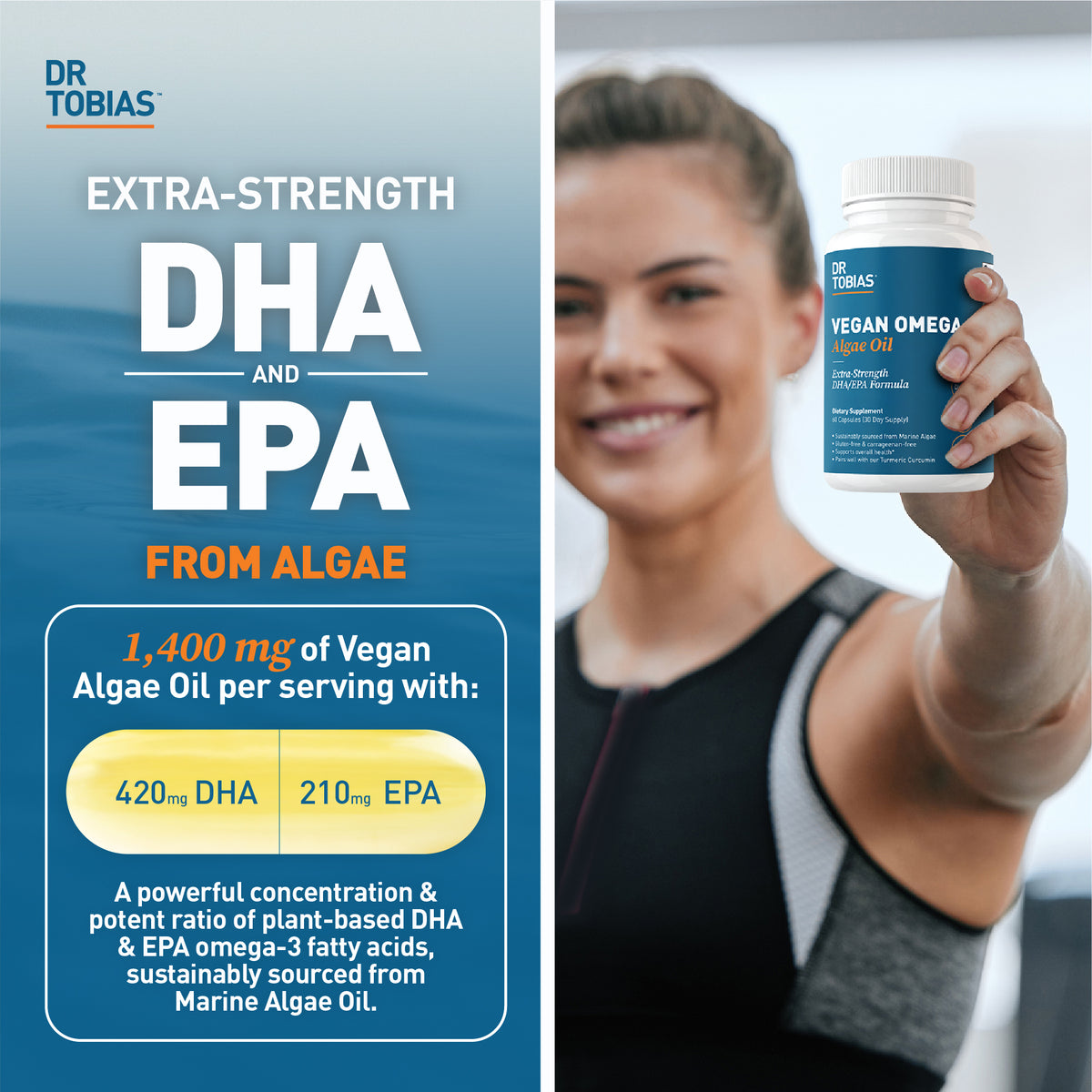 Vegan Omega 3 Algae Oil