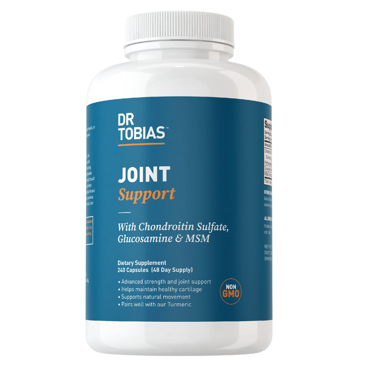 Dr Tobias Joint Support Supplement with Chondroitin Sulfate Glucosamin & MSM