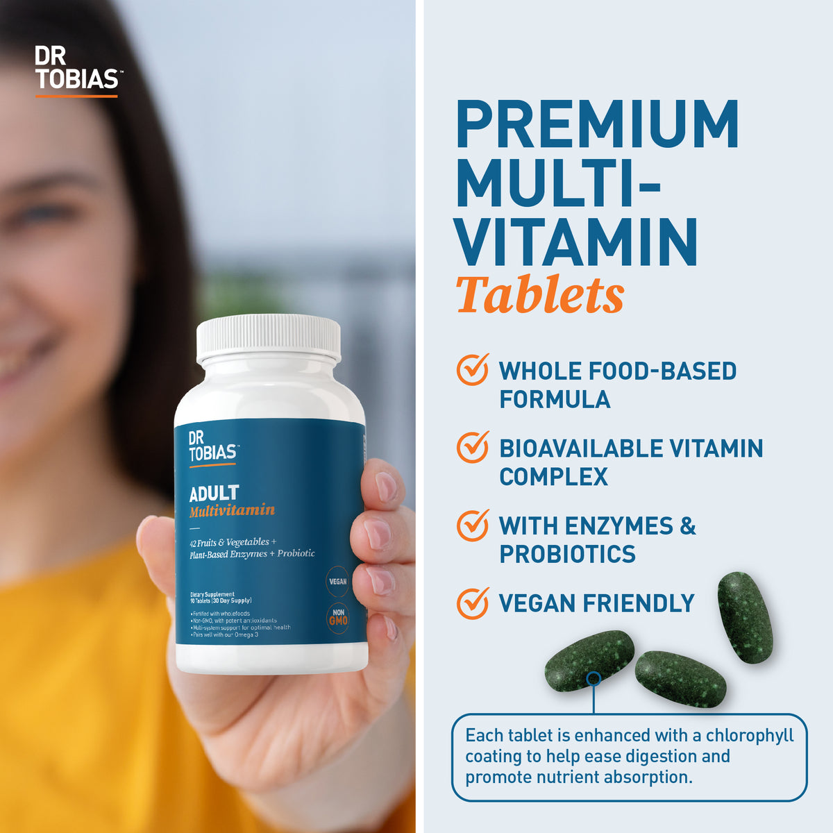 Dr Tobias vitamins made in FDA registered facility, best vitamin for women