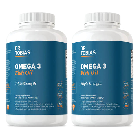 Triple Strength Omega 3 Fish Oil (2 Pack)